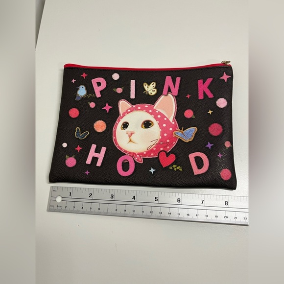 🇰🇷 Jetoy Korean Cat Cute Kawaii Makeup Zipper Pouch - Picture 6 of 6